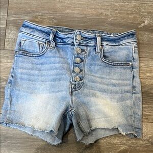 SUMMER SALE!!! 50% OFF! Vigoss Blue Jean Shorts High-Waisted Frayed Hem
